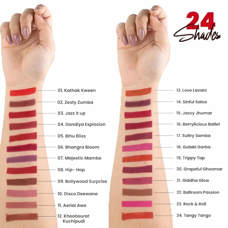 MARS Creamy Matte Long Lasting Lipstick for Women | Creamy Lipstick | Single Swipe Application | Smooth & Light Weight (3.2 gm) (06-Bhangra Bloom) thumbnail 4